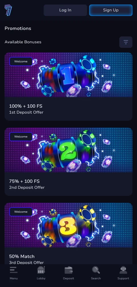 Lizenzangaben von 7Bit Casino zur Curaçao Gaming Authority auf dem Smartphone