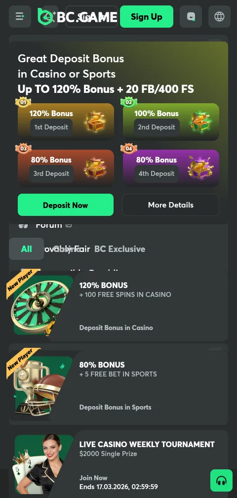 Krypto-Einzahlungen und Auszahlungslimits bei BC Game Casino aus Schweizer Sicht