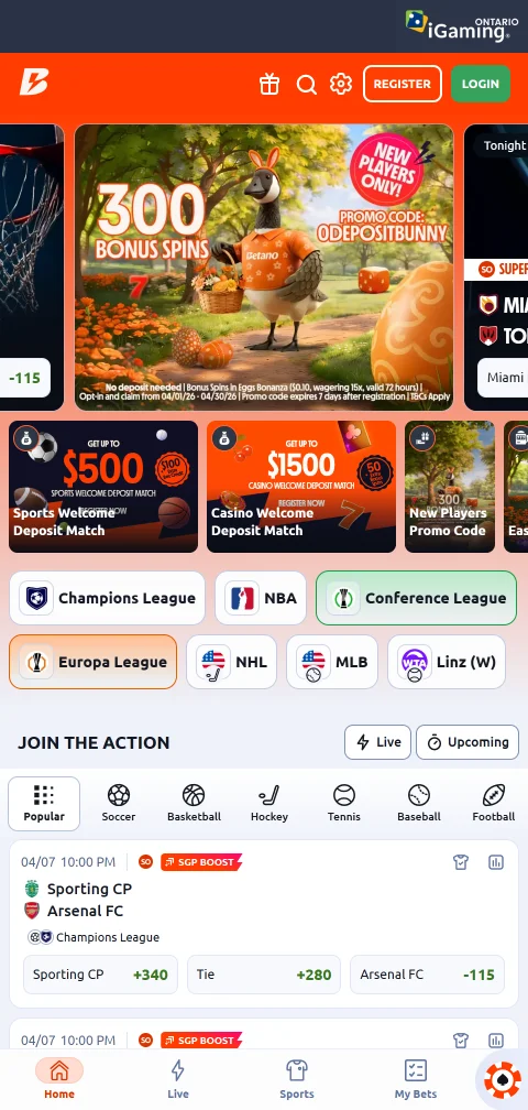 Betano Casino mobile Nutzung über Apps für iOS und Android in Lizenzmärkten