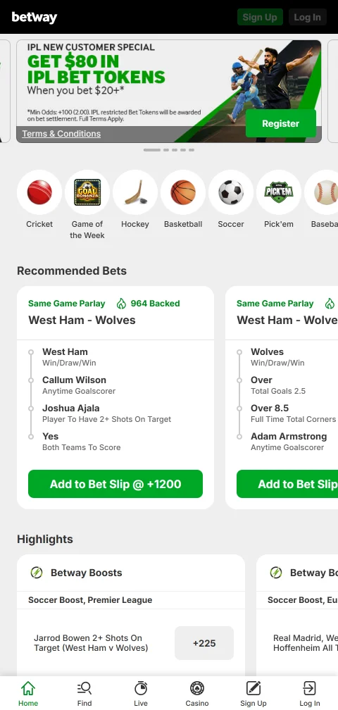 Betway Casino Sicherheit mit MGA-Lizenz MGA/CRP/130/2006 und Spielerschutz