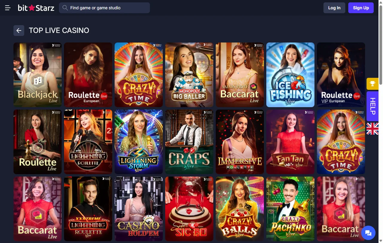 Bonusbereich von BitStarz Casino mit Willkommenspaket und wöchentlichen Turnieren