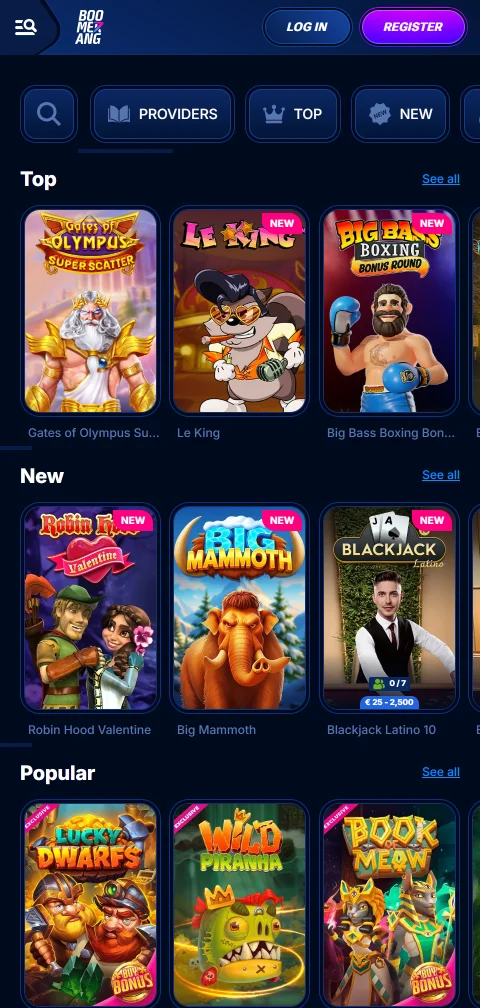 Lizenzangaben und Sicherheitshinweise von Boomerang Casino für Spieler aus der Schweiz