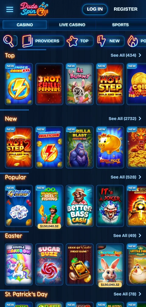 DudeSpin Casino Angaben zu Lizenz, KYC-Prüfung und Selbstsperre