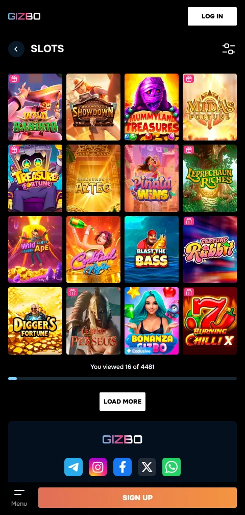 Lizenzangaben von Gizbo Casino mit Curaçao-Lizenz OGL/2024/169/0146 der GALAKTIKA N.V.