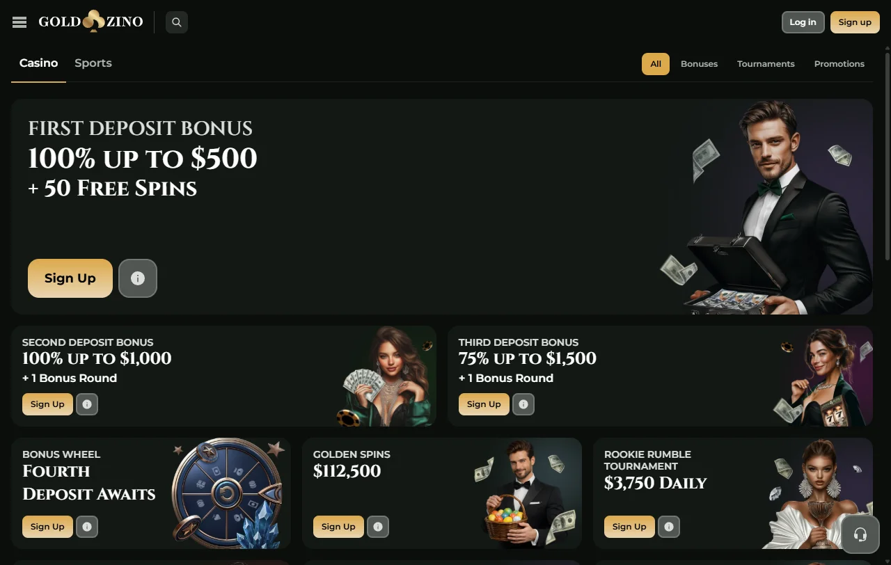 Spielbibliothek von Goldzino Casino mit Slots von Pragmatic Play und NetEnt