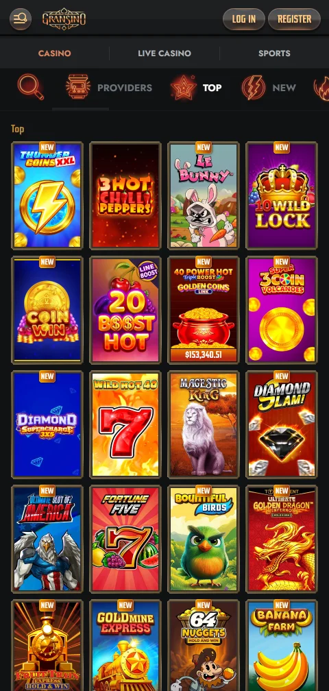 Gransino Casino Zahlungsmethoden mit Karten, E-Wallets und Kryptowährungen