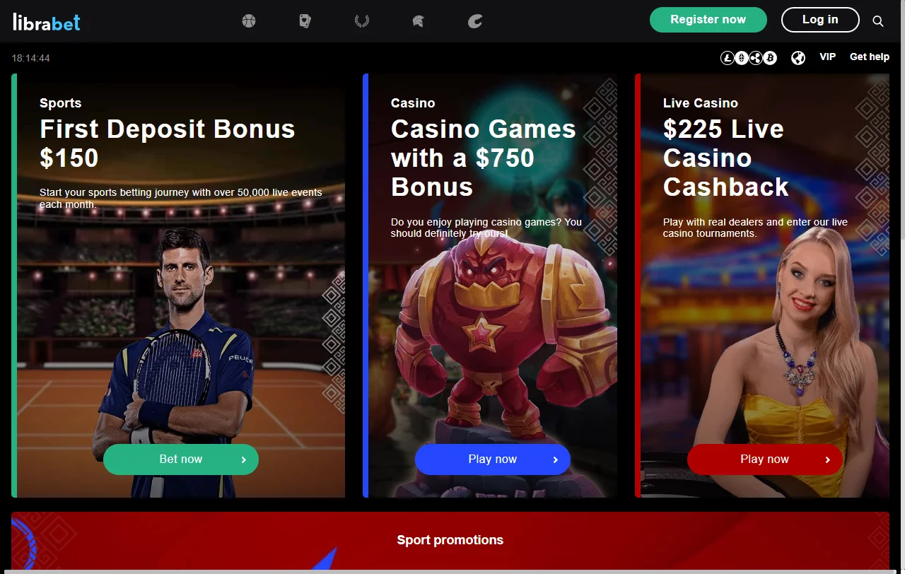 LibraBet im Überblick: Offshore-Plattform mit Casino und Sportbuch für Konten in Franken