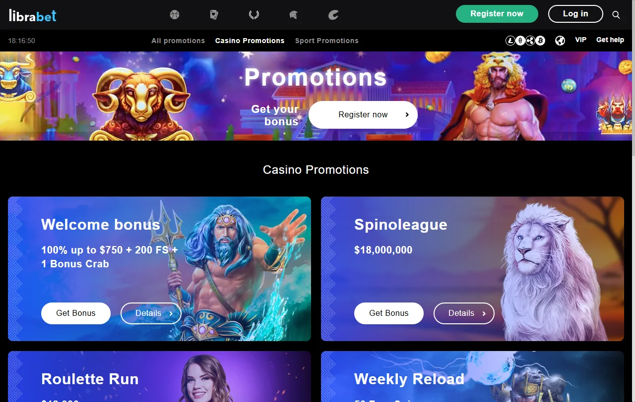 LibraBet Spielkatalog mit Slots von Pragmatic Play und Hacksaw Gaming