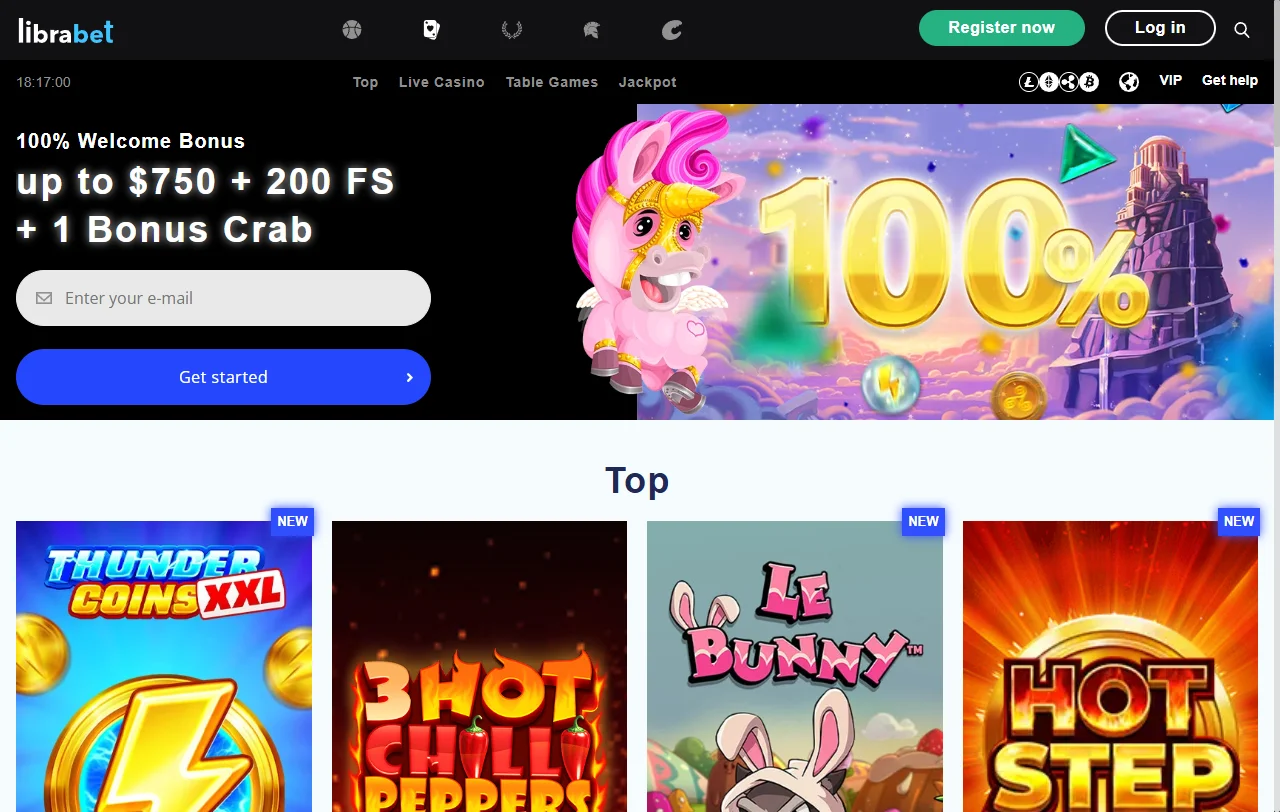LibraBet Willkommensbonus bis CHF 550 mit 200 Free Spins und 35x Umsatz
