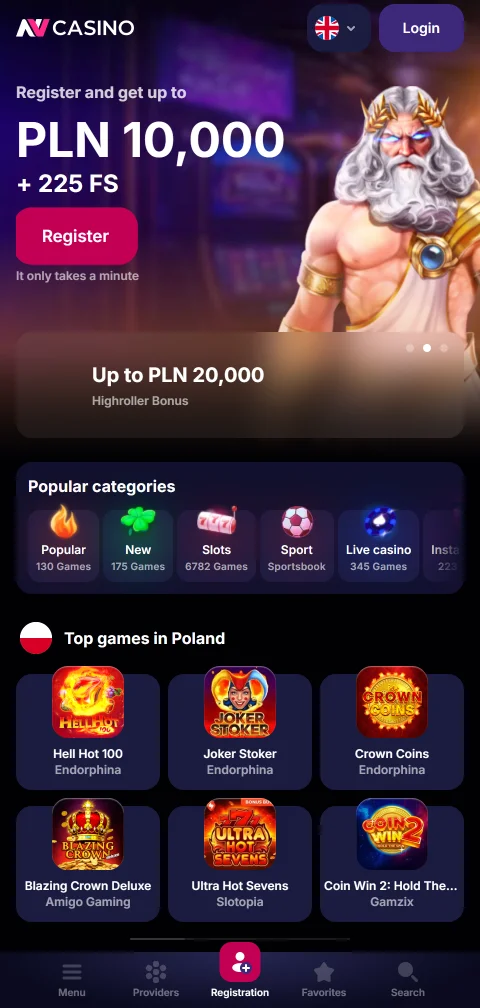NV Casino mobile Website und Android-App mit Live-Tischen von Evolution