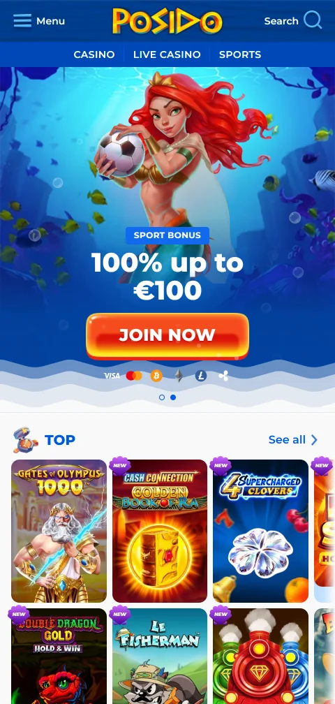 Posido Casino als HTML5-Browserversion auf dem Smartphone ohne native App