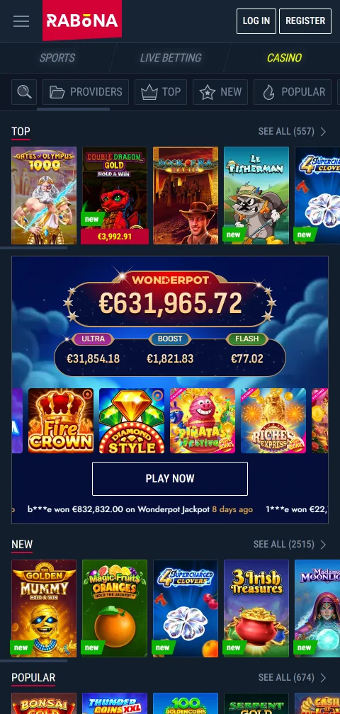 Rabona Casino Lizenzangaben der Anjouan Gaming Authority und Sicherheitshinweise