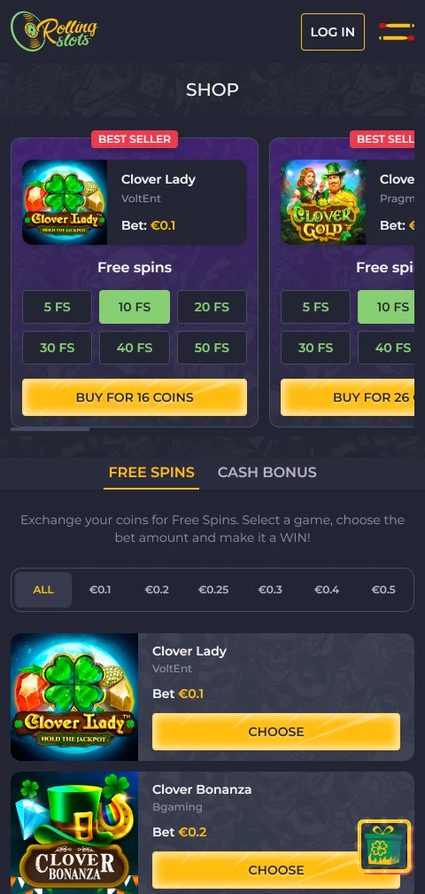 Lizenzangaben und SSL-Sicherheit bei Rolling Slots Casino mit Curaçao-Betreiberin