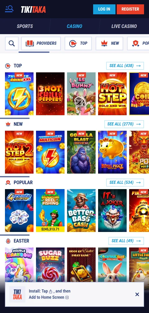 Zahlungsmethoden bei TikiTaka Casino mit Karten, E-Wallets und Kryptowährungen in Franken