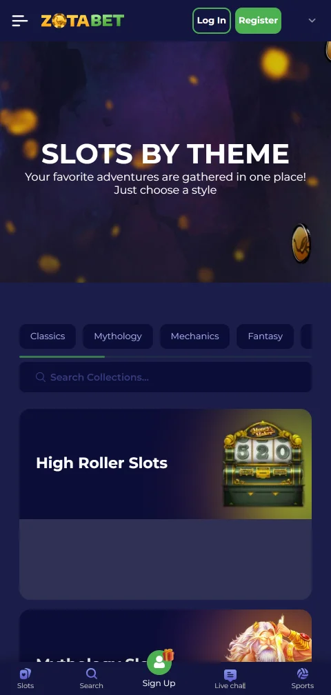 ZotaBet Casino Spielerschutz mit Sitzungslimit und unbefristeter Selbstsperre im Konto